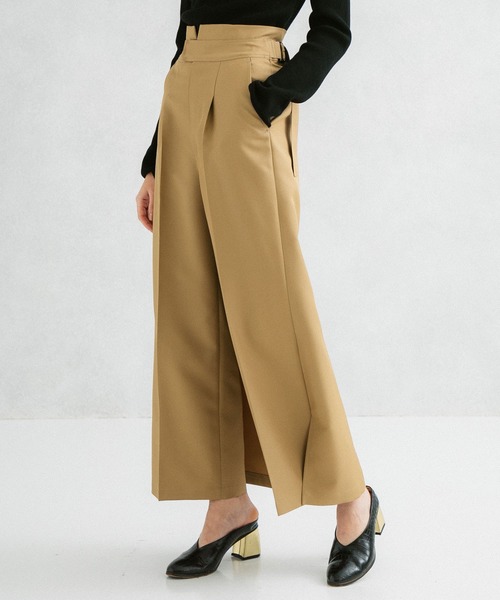 UNITED TOKYO（ユナイテッドトウキョウ）の「バックワープパンツ（その他パンツ・レディース・ブラック/ベージュ/グリーン/バーガンディー・1/2）」の12枚目の写真