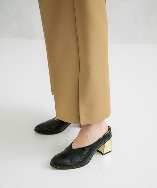 UNITED TOKYO（ユナイテッドトウキョウ）の「バックワープパンツ（その他パンツ・レディース・ブラック/ベージュ/グリーン/バーガンディー・1/2）」の6枚目の写真