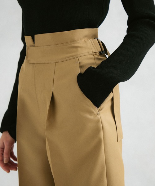 UNITED TOKYO（ユナイテッドトウキョウ）の「バックワープパンツ（その他パンツ・レディース・ブラック/ベージュ/グリーン/バーガンディー・1/2）」の21枚目の写真