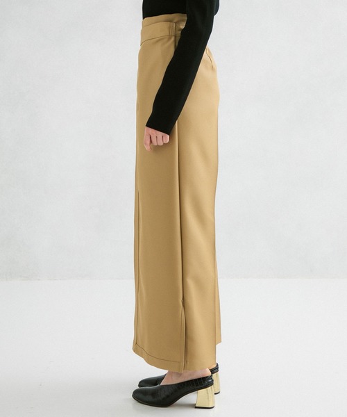 UNITED TOKYO（ユナイテッドトウキョウ）の「バックワープパンツ（その他パンツ・レディース・ブラック/ベージュ/グリーン/バーガンディー・1/2）」の13枚目の写真