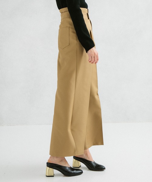 UNITED TOKYO（ユナイテッドトウキョウ）の「バックワープパンツ（その他パンツ・レディース・ブラック/ベージュ/グリーン/バーガンディー・1/2）」の20枚目の写真