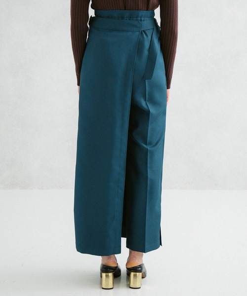 UNITED TOKYO（ユナイテッドトウキョウ）の「バックワープパンツ（その他パンツ・レディース・ブラック/ベージュ/グリーン/バーガンディー・1/2）」の14枚目の写真