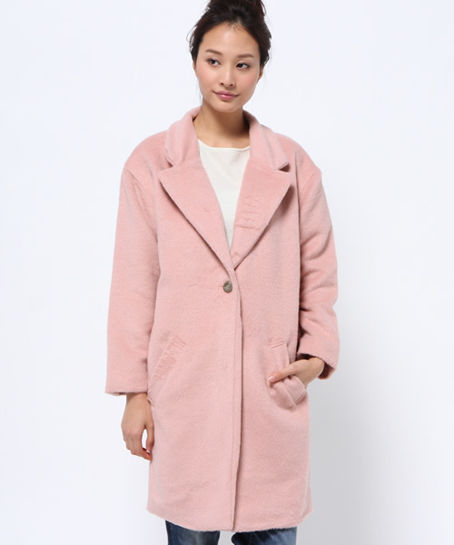 WEGO（ウィゴー）の「WEGO/チェスターコート（チェスターコート・レディース・アイボリー/サックスブルー/ネイビー/ライトピンク・FREE）」の18枚目の写真