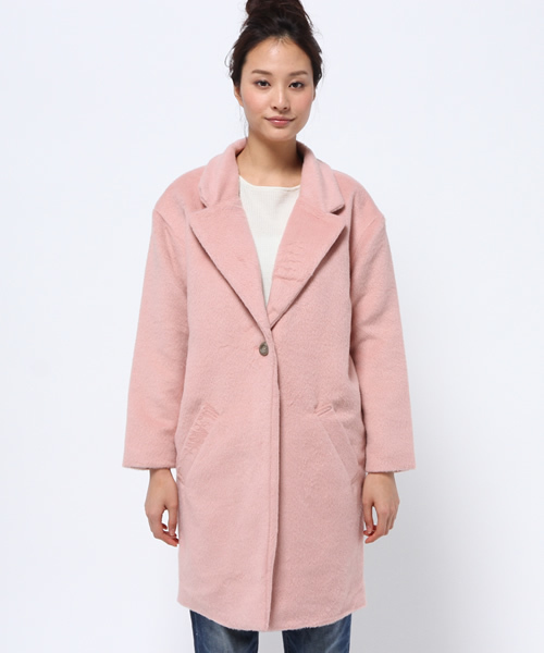 WEGO（ウィゴー）の「WEGO/チェスターコート（チェスターコート・レディース・アイボリー/サックスブルー/ネイビー/ライトピンク・FREE）」の20枚目の写真