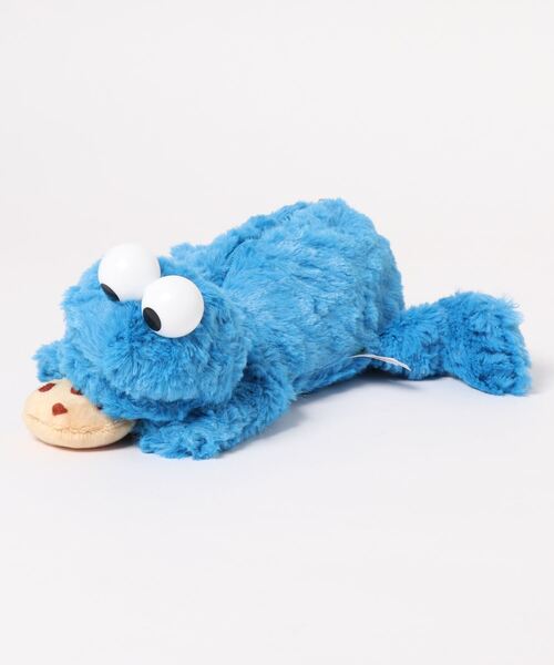 nici(ニキ)の「NICI/セサミストリート クッキーモンスター フィギュアポーチ(おもちゃ・レディース・ブルー・ONE SIZE)」の2枚目の写真