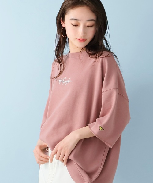 Mark Gonzales（マーク・ゴンザレス）の「Mark Gonzales/マークゴンザレス MONO-MART別注 ビッグシルエット 1/2 sleeveプルオーバースウェット（スウェット・メンズ・ライトベージュ/グレー系その他/パープル系その他/ベージュ/ライトブルー/ライトピンク/グリーン系その他/ダークグリーン/ブラック/オフホワイト・FREE）」の9枚目の写真