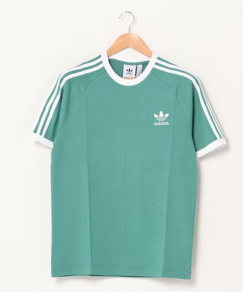 adidas Originals(アディダスオリジナルス)の「adidas Originals/アディダス オリジナルス 3 STRIPES TEE/スリーストライプス Tシャツ(Tシャツ/カットソー・メンズ・ブラック×ホワイト/ホワイト×ブラック/ヘザーグレー/グリーン/ネイビー・M/L/S/XL)」の4枚目の写真