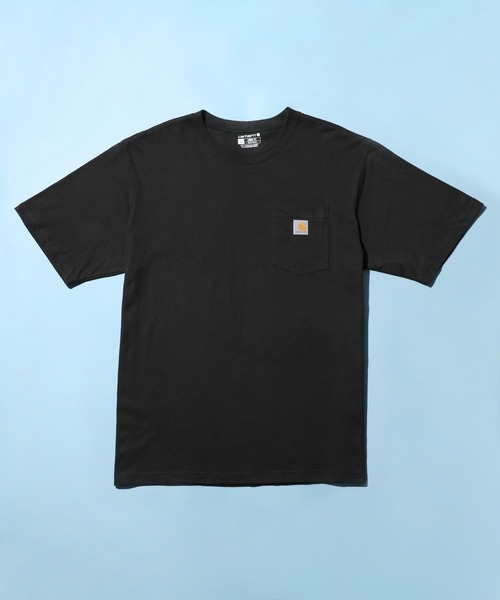 Carhartt(カーハート)の「【Carhartt カーハート】/ビッグサイズ ワンポイントロゴ 半袖ポケットTシャツ カットソー(Tシャツ/カットソー・メンズ・ホワイト/ヘザーチャコール/ベージュ系その他/ネイビー/ブラウン系その他/ブラック/ダークブラウン/ヘザーグレー/ボルドー/グリーン系その他/ブルー系その他3/グリーン系その他2/ダークカーキ/オリーブ・XL/L/M/S)」の19枚目の写真