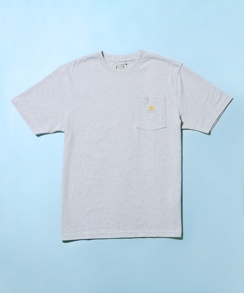 Carhartt(カーハート)の「【Carhartt カーハート】/ビッグサイズ ワンポイントロゴ 半袖ポケットTシャツ カットソー(Tシャツ/カットソー・メンズ・ホワイト/ヘザーチャコール/ベージュ系その他/ネイビー/ブラウン系その他/ブラック/ダークブラウン/ヘザーグレー/ボルドー/グリーン系その他/ブルー系その他3/グリーン系その他2/ダークカーキ/オリーブ・XL/L/M/S)」の20枚目の写真