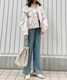 EPIMI E'PIMMY | 《ZOZO限定》ビットベルト付きセンタープレスパンツ(その他パンツ)