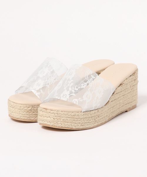 KOBE LETTUCE(コウベレタス)の「グリッタージュートサボサンダル(サンダル・レディース・ピンク系その他/シルバー系その他/ゴールド系その他/ブラウン/その他/クリア・LL/S/M/L)」の5枚目の写真