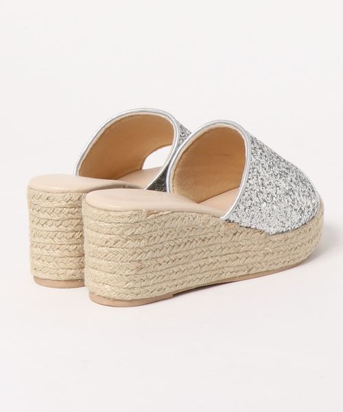 KOBE LETTUCE(コウベレタス)の「グリッタージュートサボサンダル(サンダル・レディース・ピンク系その他/シルバー系その他/ゴールド系その他/ブラウン/その他/クリア・LL/S/M/L)」の16枚目の写真