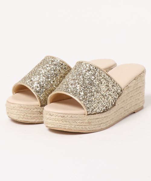 KOBE LETTUCE(コウベレタス)の「グリッタージュートサボサンダル(サンダル・レディース・ピンク系その他/シルバー系その他/ゴールド系その他/ブラウン/その他/クリア・LL/S/M/L)」の14枚目の写真