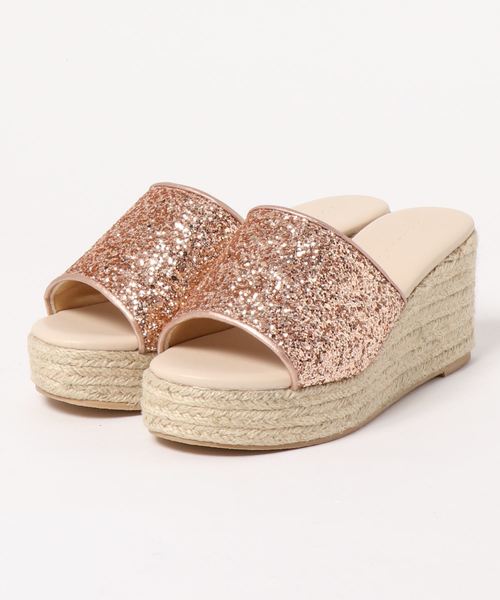 KOBE LETTUCE(コウベレタス)の「グリッタージュートサボサンダル(サンダル・レディース・ピンク系その他/シルバー系その他/ゴールド系その他/ブラウン/その他/クリア・LL/S/M/L)」の12枚目の写真