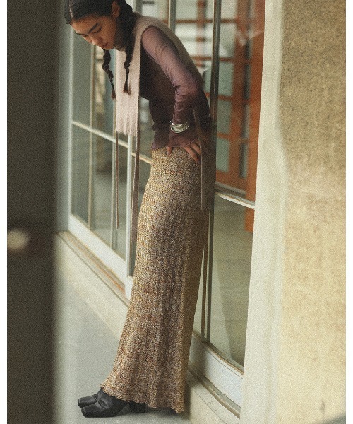 TODAYFUL(トゥデイフル)の「メッシュタートルトップス(Tシャツ/カットソー・レディース・モスグリーン/ダークパープル/キャメル・FREE)」の5枚目の写真