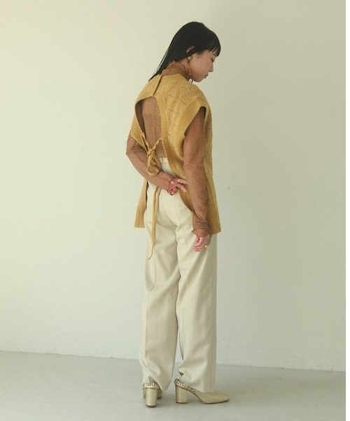 TODAYFUL(トゥデイフル)の「メッシュタートルトップス(Tシャツ/カットソー・レディース・モスグリーン/ダークパープル/キャメル・FREE)」の4枚目の写真