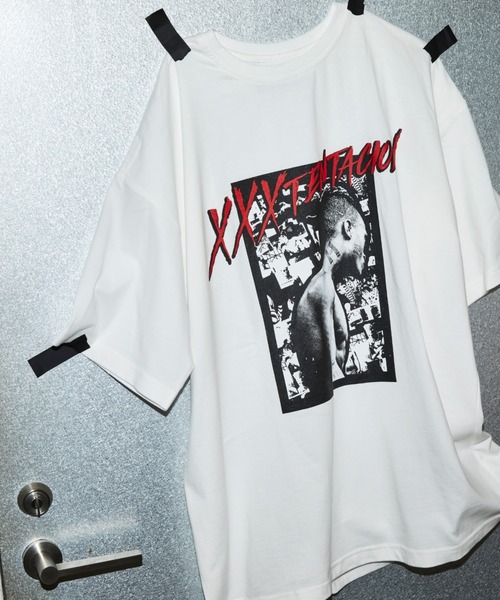 WEGO(ウィゴー)の「∴WEGO/XXXTentacion 別注Tシャツ(Tシャツ/カットソー・メンズ・ホワイト/ブラック・MEDIUM/LARGE)」の2枚目の写真