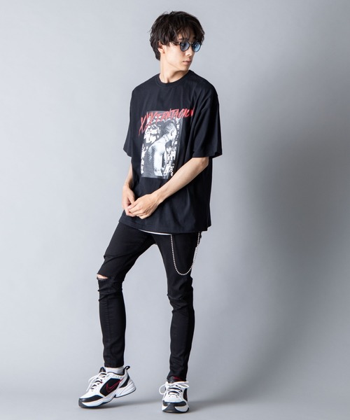 WEGO(ウィゴー)の「∴WEGO/XXXTentacion 別注Tシャツ(Tシャツ/カットソー・メンズ・ホワイト/ブラック・MEDIUM/LARGE)」の9枚目の写真