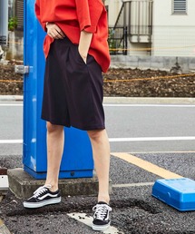 マルチファブリック1タックイージーワイドショーツ 【MAISON SPECIAL/メゾンスペシャル】■セットアップ対応■