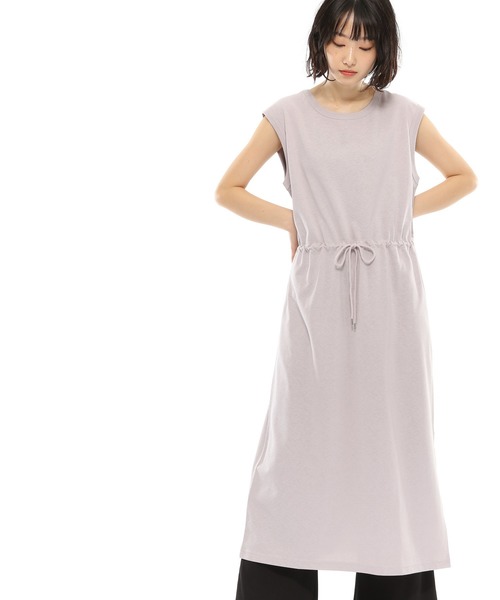 LAKOLE(ラコレ)の「ウエストドロストマキシワンピース / LAKOLE(ワンピース・レディース・ライトグレー/ネイビー/ボルドー・SMALL/MEDIUM)」の13枚目の写真