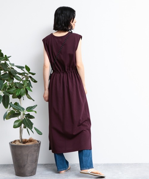 LAKOLE(ラコレ)の「ウエストドロストマキシワンピース / LAKOLE(ワンピース・レディース・ライトグレー/ネイビー/ボルドー・SMALL/MEDIUM)」の18枚目の写真