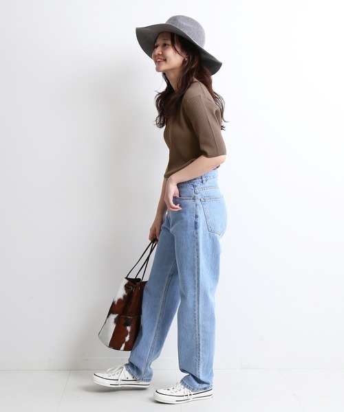 SLOBE IENA（スローブイエナ）の「ウォッシャブルレーヨン5分袖