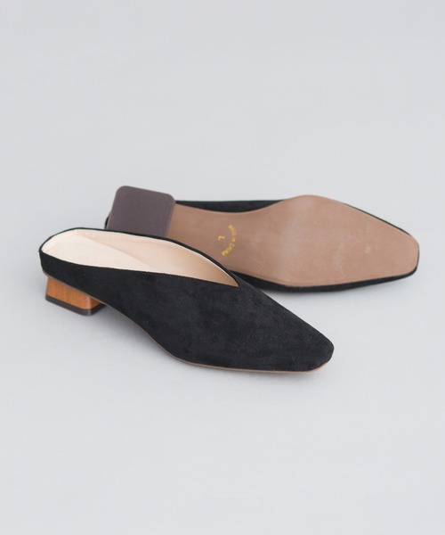 prose verse（プロズヴェール）の「Vカットミュール（パンプス・レディース・ブラック/ブラウン/レッド/ベージュ・SMALL/MEDIUM/LARGE/X-LARGE/LL）」の16枚目の写真