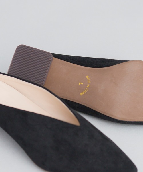 prose verse（プロズヴェール）の「Vカットミュール（パンプス・レディース・ブラック/ブラウン/レッド/ベージュ・SMALL/MEDIUM/LARGE/X-LARGE/LL）」の17枚目の写真