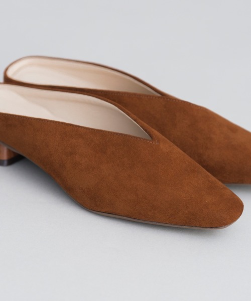 prose verse（プロズヴェール）の「Vカットミュール（パンプス・レディース・ブラック/ブラウン/レッド/ベージュ・SMALL/MEDIUM/LARGE/X-LARGE/LL）」の19枚目の写真