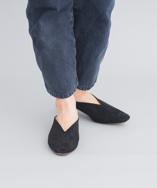 prose verse（プロズヴェール）の「Vカットミュール（パンプス・レディース・ブラック/ブラウン/レッド/ベージュ・SMALL/MEDIUM/LARGE/X-LARGE/LL）」の8枚目の写真