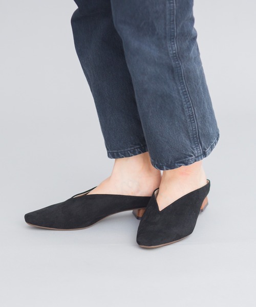 prose verse（プロズヴェール）の「Vカットミュール（パンプス・レディース・ブラック/ブラウン/レッド/ベージュ・SMALL/MEDIUM/LARGE/X-LARGE/LL）」の9枚目の写真