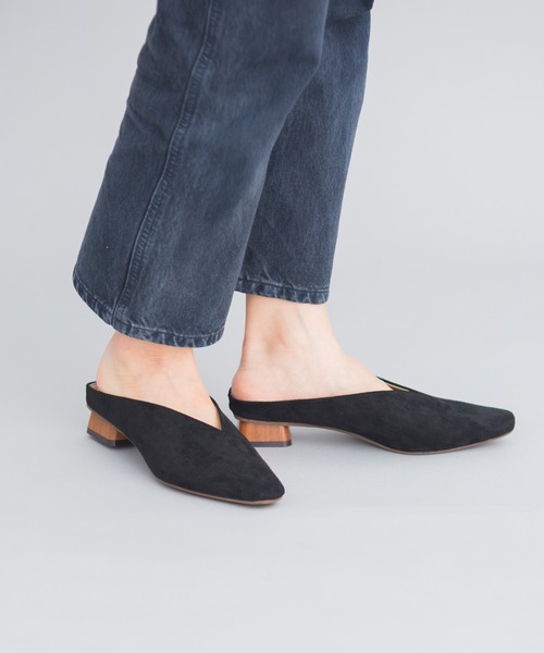 prose verse（プロズヴェール）の「Vカットミュール（パンプス・レディース・ブラック/ブラウン/レッド/ベージュ・SMALL/MEDIUM/LARGE/X-LARGE/LL）」の10枚目の写真