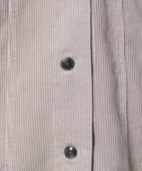 LAKOLE(ラコレ)の「コーデュロイBIGトラッカージャケット / LAKOLE(ブルゾン・レディース・ライトグレー/ブラック・SMALL/MEDIUM)」の5枚目の写真