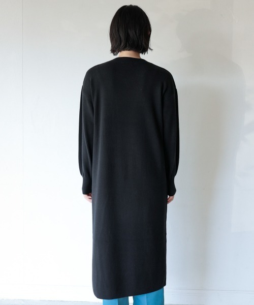 PAGEBOY（ページボーイ）の「プリーツレイヤードニットワンピース（ワンピース・レディース・オフホワイト/ブラック/ダークブラウン・FREE）」の9枚目の写真