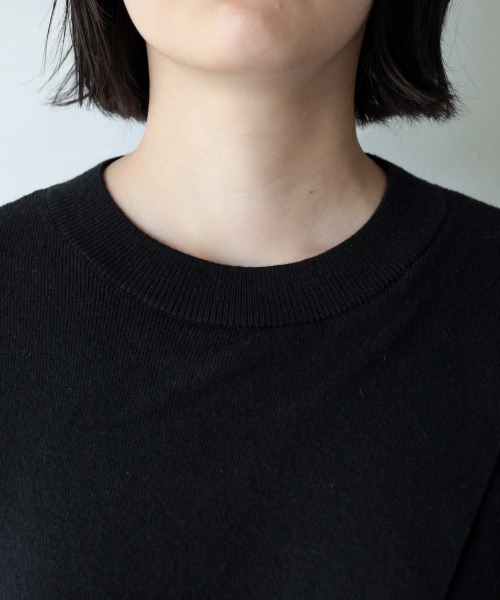 PAGEBOY（ページボーイ）の「プリーツレイヤードニットワンピース（ワンピース・レディース・オフホワイト/ブラック/ダークブラウン・FREE）」の12枚目の写真