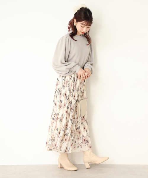 one after another NICE CLAUP（ワンアフターアナザーナイスクラップ）の「消しプリーツスカート（スカート・レディース・アイボリー/ホワイト系その他/ブラウン系その他/オレンジ・FREE）」の19枚目の写真