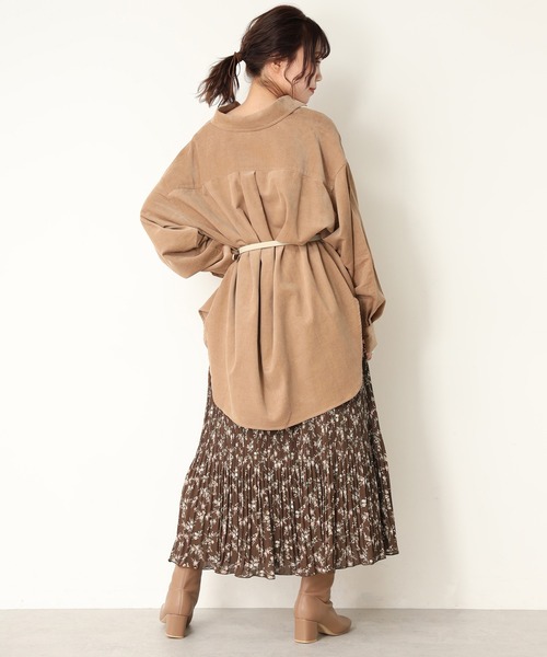 one after another NICE CLAUP（ワンアフターアナザーナイスクラップ）の「消しプリーツスカート（スカート・レディース・アイボリー/ホワイト系その他/ブラウン系その他/オレンジ・FREE）」の22枚目の写真