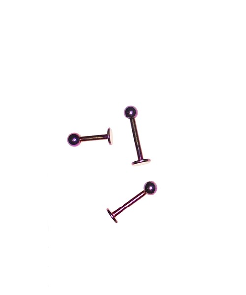 MORPH（モルフ）の「MORPH モルフ ラブレット ボディーピアス 14ゲージ 6mm~12mm（ピアス（片耳用）・レディース・ダークパープル・6/8/10/12）」の2枚目の写真