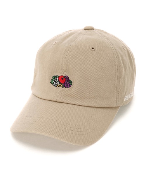 FRUIT OF THE LOOM（フルーツオブザルーム）の「FRUIT OF THE LOOM　LOGO EMB LOW CAP（キャップ・レディース・ホワイト/ブラック/ベージュ/パープル/レッド/サックスブルー/ピンク/インディゴブルー/グリーン/クリーム/ブラック系その他・FREE）」の5枚目の写真