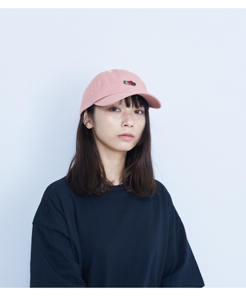 FRUIT OF THE LOOM（フルーツオブザルーム）の「FRUIT OF THE LOOM　LOGO EMB LOW CAP（キャップ・レディース・ホワイト/ブラック/ベージュ/パープル/レッド/サックスブルー/ピンク/インディゴブルー/グリーン/クリーム/ブラック系その他・FREE）」の10枚目の写真