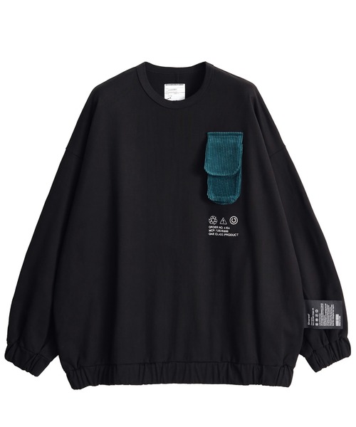 SHAREEF(シャリーフ)の「PATCH POCKET SWEAT(Tシャツ/カットソー・メンズ・ブルー系その他/ホワイト/バーガンディー/ブラック・1/3/2)」の22枚目の写真
