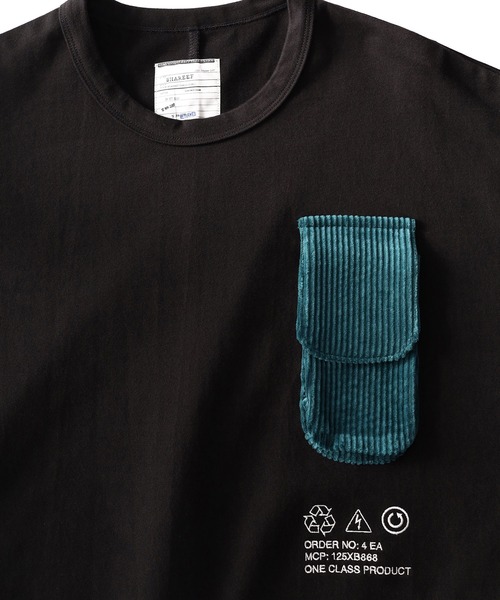 SHAREEF(シャリーフ)の「PATCH POCKET SWEAT(Tシャツ/カットソー・メンズ・ブルー系その他/ホワイト/バーガンディー/ブラック・1/3/2)」の5枚目の写真