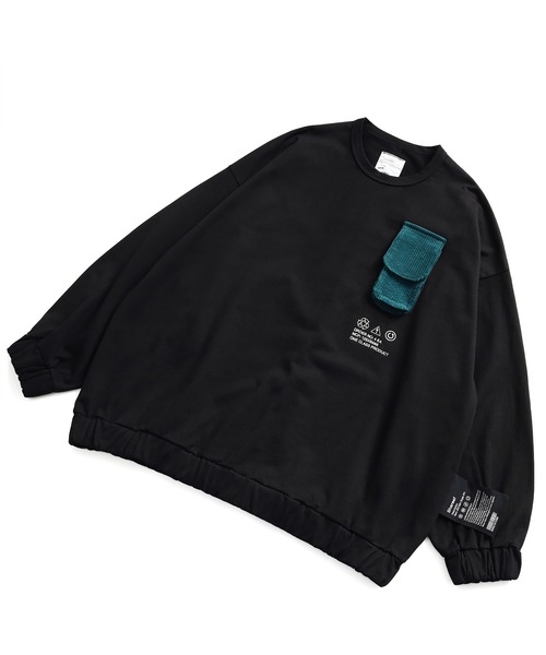 SHAREEF(シャリーフ)の「PATCH POCKET SWEAT(Tシャツ/カットソー・メンズ・ブルー系その他/ホワイト/バーガンディー/ブラック・1/3/2)」の8枚目の写真
