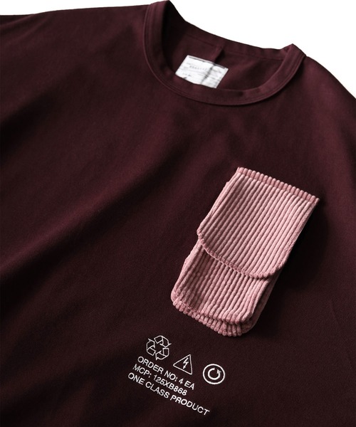 SHAREEF(シャリーフ)の「PATCH POCKET SWEAT(Tシャツ/カットソー・メンズ・ブルー系その他/ホワイト/バーガンディー/ブラック・1/3/2)」の9枚目の写真