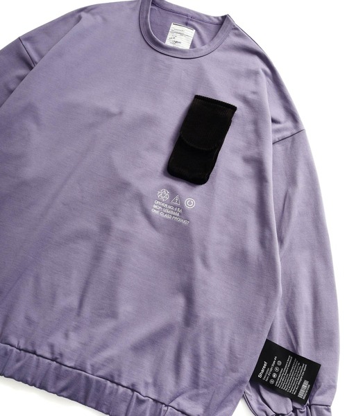 SHAREEF(シャリーフ)の「PATCH POCKET SWEAT(Tシャツ/カットソー・メンズ・ブルー系その他/ホワイト/バーガンディー/ブラック・1/3/2)」の16枚目の写真