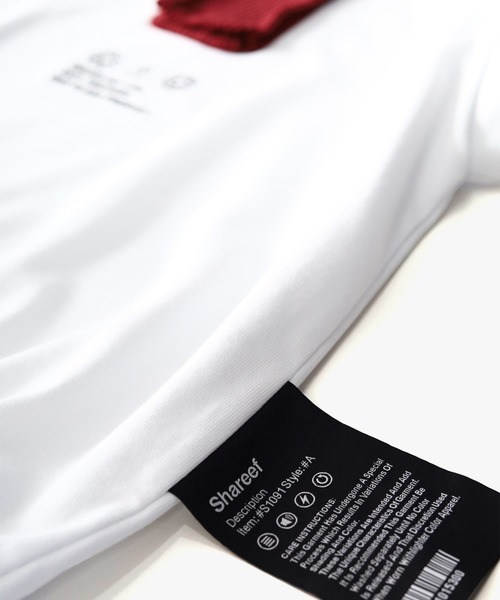 SHAREEF(シャリーフ)の「PATCH POCKET SWEAT(Tシャツ/カットソー・メンズ・ブルー系その他/ホワイト/バーガンディー/ブラック・1/3/2)」の19枚目の写真