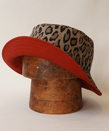 Mr. FATMAN バケットハット ベージュ ヒョウ柄 Mr.FATMAN ミスターファットマン REVERSIBLE BUCKET HAT