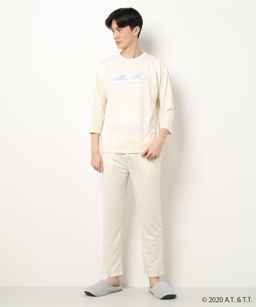 スウェットセットアップ ルームウエア パジャマ キャラクタープリント オーバーサイズ ビッグシルエット ユニセックス ルームウェア パジャマ Lb S ルームウェア Lb S エルビーエス のファッション Hapidanbui はぴだんぶい セール