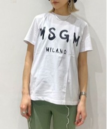 MSGM | MSGM/エムエスジーエム/ジェルロゴTシャツ(Tシャツ/カットソー)