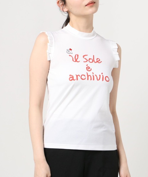archivio(アルチビオ)の「<LADIES>アルチビオゴルフウェア / ノースリーブプルオーバー(タンクトップ・レディース・ピンク/ブラック/レッド/ホワイト・M/L/S)」の9枚目の写真